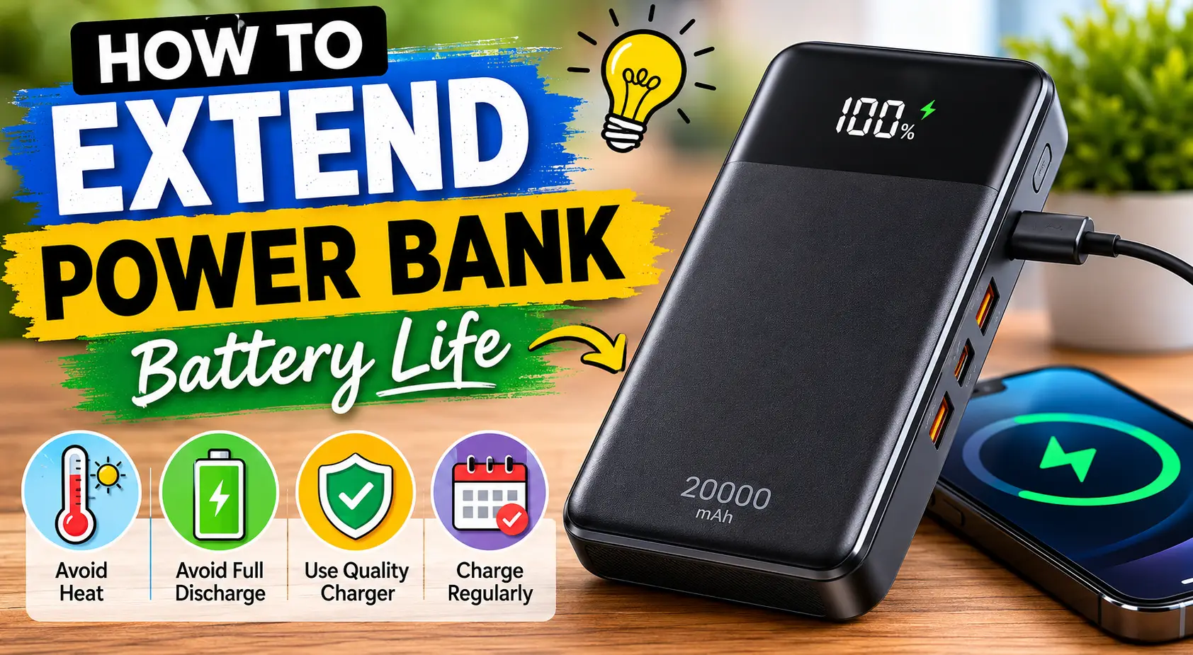 Extend Power Bank Battery Life