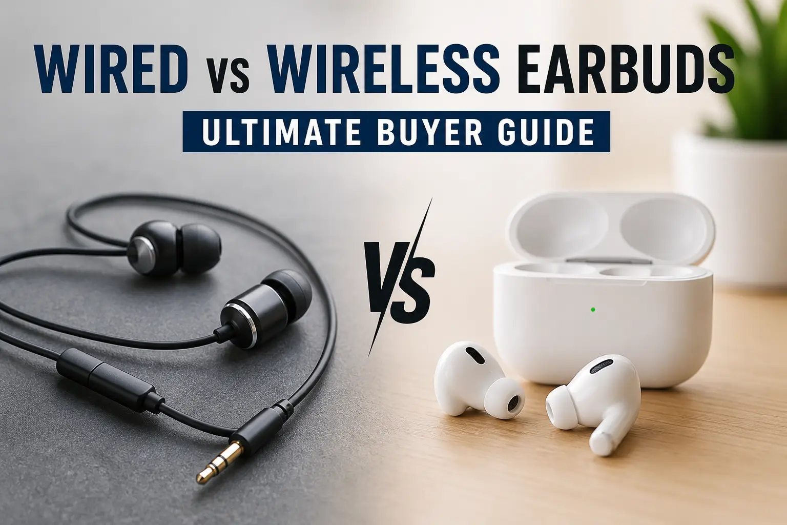 Wired vs Wireless Earbuds