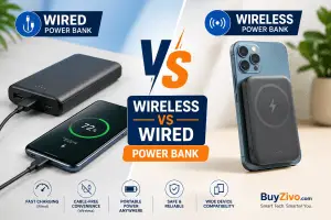 Wireless Power Bank vs Wired Power Bank