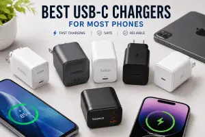 Best USB-C chargers for smartphones including USB PD and GaN models