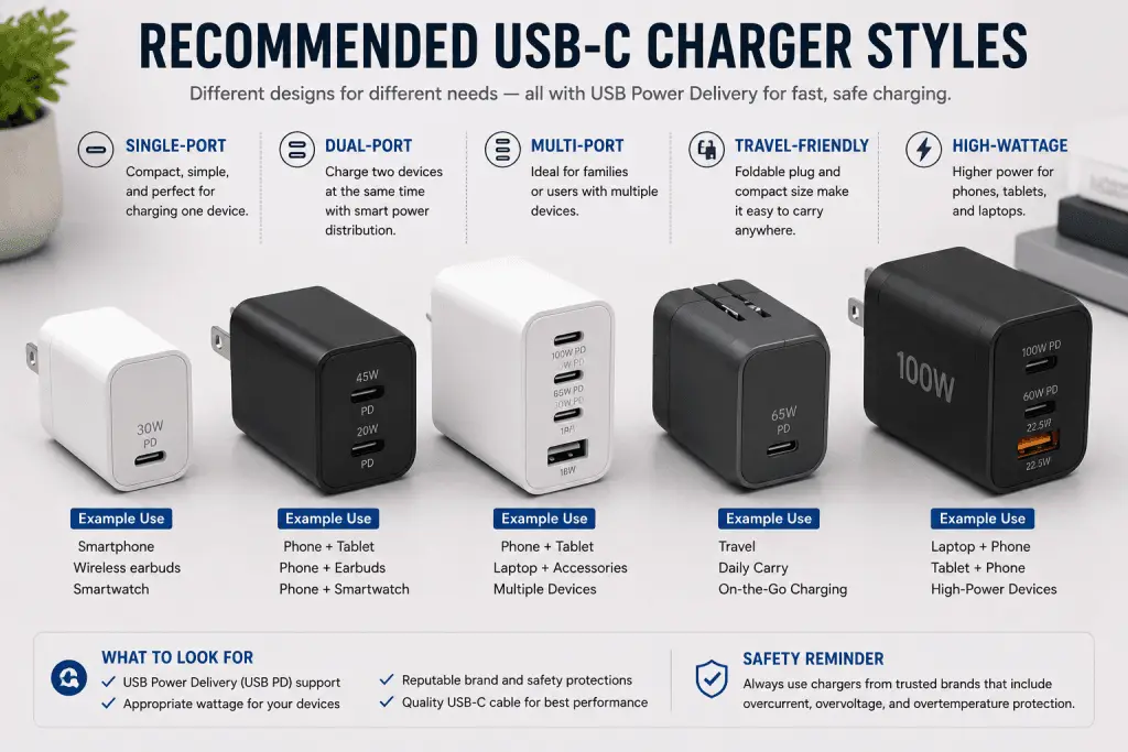 Compact GaN and USB PD wall chargers from reputable brands