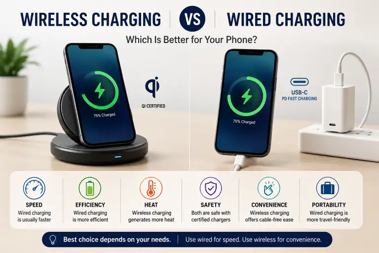 Wireless Charging vs Wired Charging