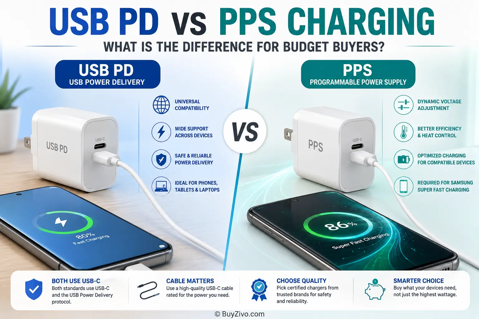 USB PD vs PPS charging