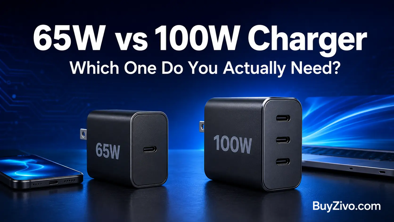 65W vs 100W Charger