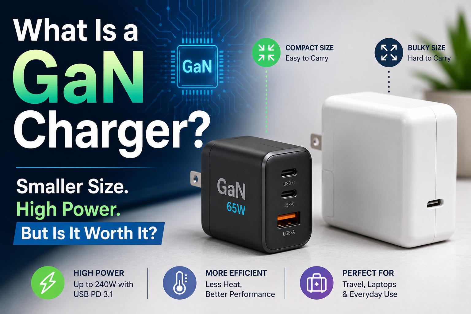 What is a GaN charger and how gallium nitride charging works