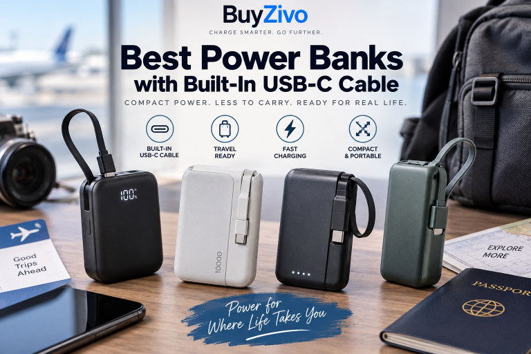 Best Power Banks with Built-In USB-C Cable