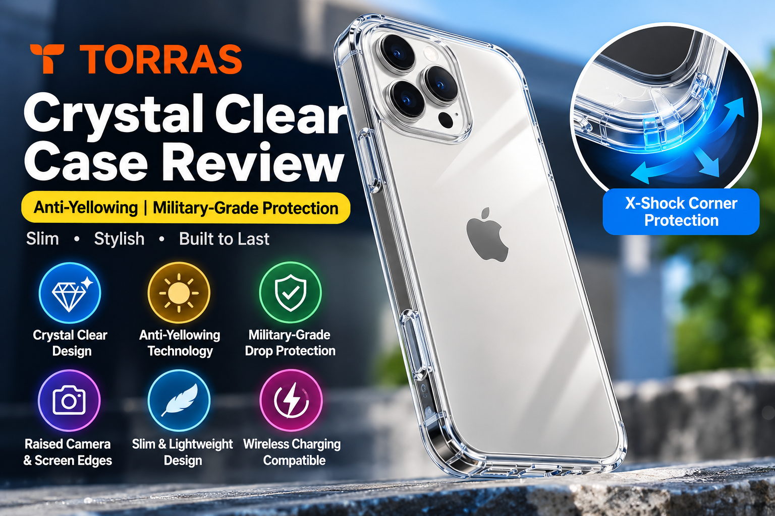 TORRAS Crystal Clear Case Review