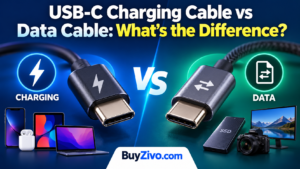 USB-C charging cable vs data cable